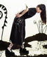 Line Drawing Printed Skirt